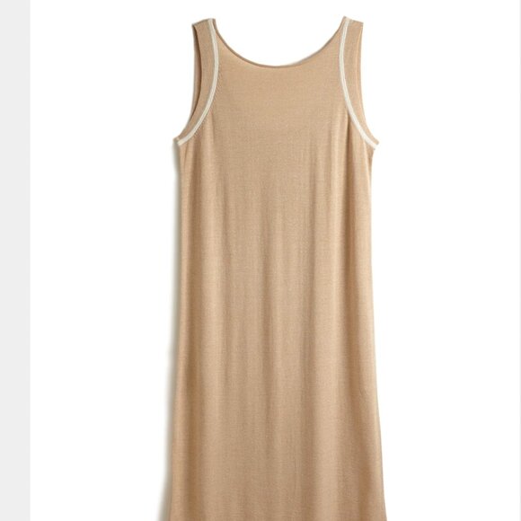 OYUN Studio Low Back Slip Dress in Camel Size Medium - Picture 1 of 6